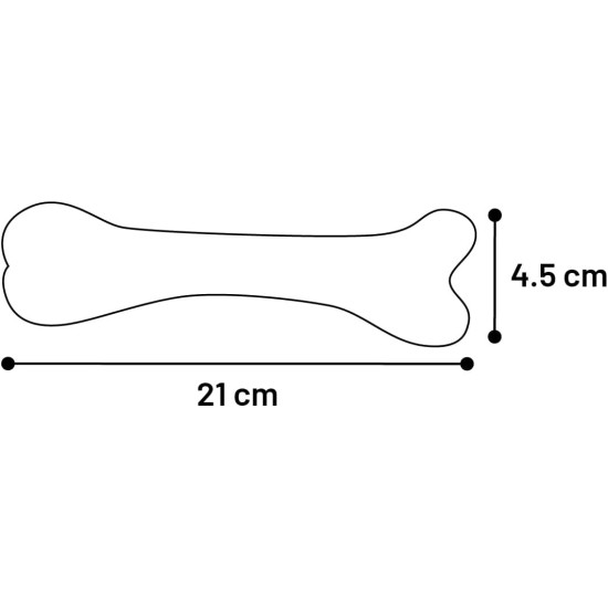 Flamingo Rubba Bone Dog Toy - Brown, Made of Natural Rubber, Robust and Safe, Size L (20 x 6 x 6 cm), Ideal for Labradors, Golden Retrievers, German Shepherds, Boxers etc. Flamingo Rubba Bone Dog Toy - Brown, Made of Natural Rubber, Robust and Safe, Size L (20 x 6 x 6 cm), Ideal for Labradors, Golden Retrievers, German Shepherds, Boxers etc.