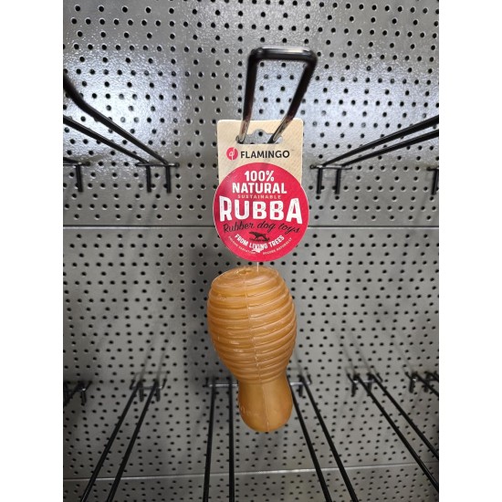 Flamingo Rubba Chicken - Brown, 27 x 6.3 x 5.3 cm, Robust and Interactive Dog Toy, Ideal for Labrador, Beagle, Border Collie, Miniature Schnauzer etc. Flamingo Rubba Chicken - Brown, 27 x 6.3 x 5.3 cm, Robust and Interactive Dog Toy, Ideal for Labrador, Beagle, Border Collie, Miniature Schnauzer etc.