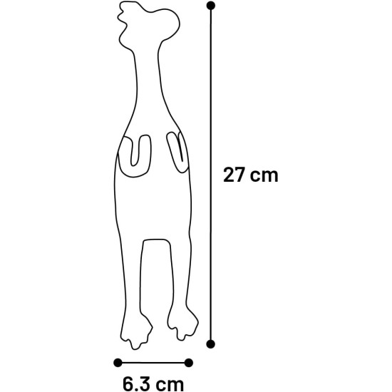 Flamingo Rubba Pig - Brown, 7.5 x 16.5 x 9 cm, Robust and Interactive Dog Toy, Ideal for Beagle, Jack Russell Terrier, French Bulldog, Miniature Schnauzer etc. Flamingo Rubba Pig - Brown, 7.5 x 16.5 x 9 cm, Robust and Interactive Dog Toy, Ideal for Beagle, Jack Russell Terrier, French Bulldog, Miniature Schnauzer etc.