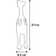 Flamingo Rubba Pig - Brown, 7.5 x 16.5 x 9 cm, Robust and Interactive Dog Toy, Ideal for Beagle, Jack Russell Terrier, French Bulldog, Miniature Schnauzer etc. Flamingo Rubba Pig - Brown, 7.5 x 16.5 x 9 cm, Robust and Interactive Dog Toy, Ideal for Beagle, Jack Russell Terrier, French Bulldog, Miniature Schnauzer etc.