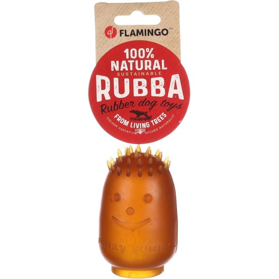 Flamingo Rubba Pig - Brown, 7.5 x 16.5 x 9 cm, Robust and Interactive Dog Toy, Ideal for Beagle, Jack Russell Terrier, French Bulldog, Miniature Schnauzer etc. Flamingo Rubba Pig - Brown, 7.5 x 16.5 x 9 cm, Robust and Interactive Dog Toy, Ideal for Beagle, Jack Russell Terrier, French Bulldog, Miniature Schnauzer etc.