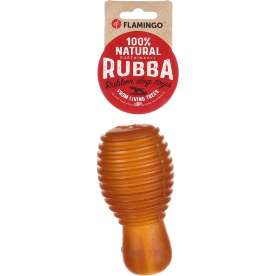 Flamingo Rubba Pig - Brown, 7.5 x 16.5 x 9 cm, Robust and Interactive Dog Toy, Ideal for Beagle, Jack Russell Terrier, French Bulldog, Miniature Schnauzer etc. Flamingo Rubba Pig - Brown, 7.5 x 16.5 x 9 cm, Robust and Interactive Dog Toy, Ideal for Beagle, Jack Russell Terrier, French Bulldog, Miniature Schnauzer etc.