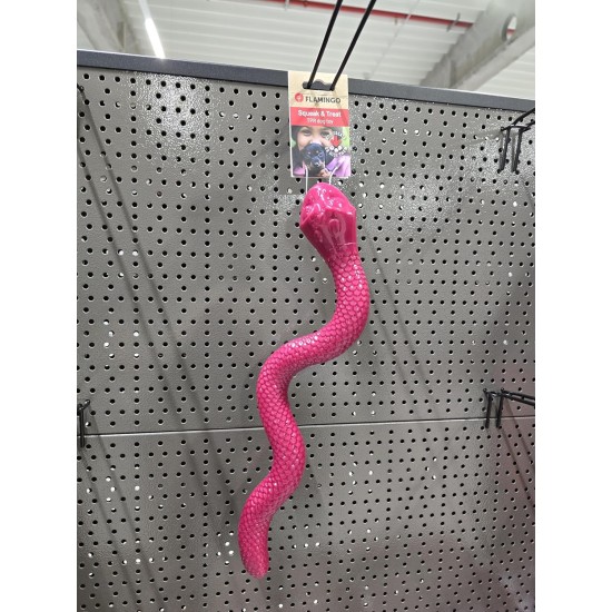 Flamingo Toy for Dogs Dilo Iguana Bordeaux - 7.6 x 26.1 x 7 cm - Can be Filled with Snacks - With Squeaker Flamingo Toy for Dogs Dilo Iguana Bordeaux - 7.6 x 26.1 x 7 cm - Can be Filled with Snacks - With Squeaker