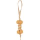 Flamingo Toy for Dogs, Guma Bone with Rope, Brown, 32 x 5.5 x 4 cm, Suitable for Puppies and Older Dogs, 100% Natural Flamingo Toy for Dogs, Guma Bone with Rope, Brown, 32 x 5.5 x 4 cm, Suitable for Puppies and Older Dogs, 100% Natural