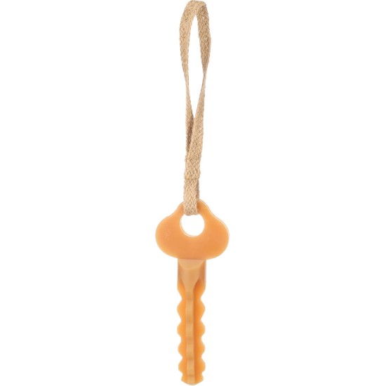 Flamingo Toy for Dogs, Guma Bone with Rope, Brown, 32 x 5.5 x 4 cm, Suitable for Puppies and Older Dogs, 100% Natural Flamingo Toy for Dogs, Guma Bone with Rope, Brown, 32 x 5.5 x 4 cm, Suitable for Puppies and Older Dogs, 100% Natural