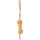Flamingo Toy for Dogs, Guma Bone with Rope, Brown, 32 x 5.5 x 4 cm, Suitable for Puppies and Older Dogs, 100% Natural Flamingo Toy for Dogs, Guma Bone with Rope, Brown, 32 x 5.5 x 4 cm, Suitable for Puppies and Older Dogs, 100% Natural
