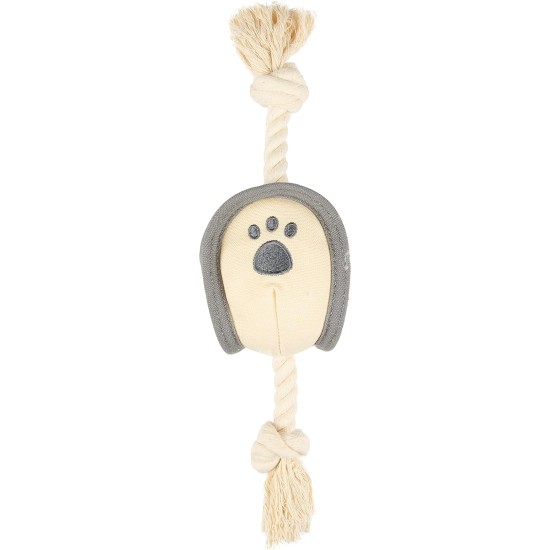Flamingo Toy for Dogs, Guma Bone with Rope, Brown, 32 x 5.5 x 4 cm, Suitable for Puppies and Older Dogs, 100% Natural Flamingo Toy for Dogs, Guma Bone with Rope, Brown, 32 x 5.5 x 4 cm, Suitable for Puppies and Older Dogs, 100% Natural