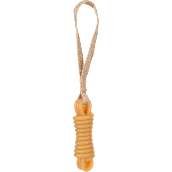 Flamingo Toy for Dogs, Guma Bone with Rope, Brown, 32 x 5.5 x 4 cm, Suitable for Puppies and Older Dogs, 100% Natural Flamingo Toy for Dogs, Guma Bone with Rope, Brown, 32 x 5.5 x 4 cm, Suitable for Puppies and Older Dogs, 100% Natural