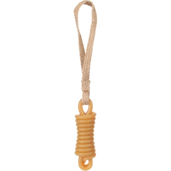 Flamingo Toy for Dogs, Guma Bone with Rope, Brown, 32 x 5.5 x 4 cm, Suitable for Puppies and Older Dogs, 100% Natural Flamingo Toy for Dogs, Guma Bone with Rope, Brown, 32 x 5.5 x 4 cm, Suitable for Puppies and Older Dogs, 100% Natural