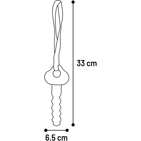 Flamingo Toy for Dogs, Guma Ring with Rope, Brown, 25.5 x 11.8 x 2.8 cm, Suitable for Puppies and Older Dogs, 100% Natural Flamingo Toy for Dogs, Guma Ring with Rope, Brown, 25.5 x 11.8 x 2.8 cm, Suitable for Puppies and Older Dogs, 100% Natural