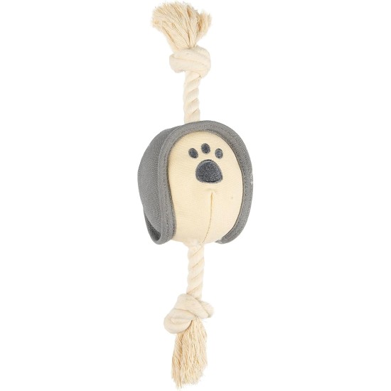 Flamingo Toy for Dogs, Guma Ring with Rope, Brown, 25.5 x 11.8 x 2.8 cm, Suitable for Puppies and Older Dogs, 100% Natural Flamingo Toy for Dogs, Guma Ring with Rope, Brown, 25.5 x 11.8 x 2.8 cm, Suitable for Puppies and Older Dogs, 100% Natural