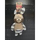 Flamingo Wigri Beaver Toy Beige - With Crisper Sound for Extra Fun, Ideal for Dogs!