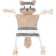 Flamingo Wigri Beaver Toy Beige - With Crisper Sound for Extra Fun, Ideal for Dogs!