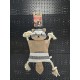 Flamingo Wigri Beaver Toy Beige - With Crisper Sound for Extra Fun, Ideal for Dogs!