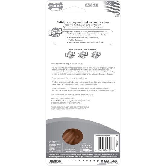 Interpet 982297 Nylabone Dura Chew Plus Chew Bone, Chicken Flavour, Large / Souper Interpet 982297 Nylabone Dura Chew Plus Chew Bone, Chicken Flavour, Large / Souper