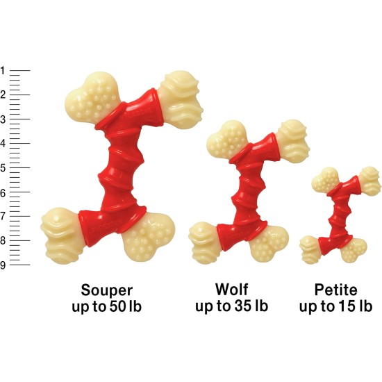 Interpet 982649 Nylabone Dura Chew Double Bend Chew Bone, Wolf, M Interpet 982649 Nylabone Dura Chew Double Bend Chew Bone, Wolf, M