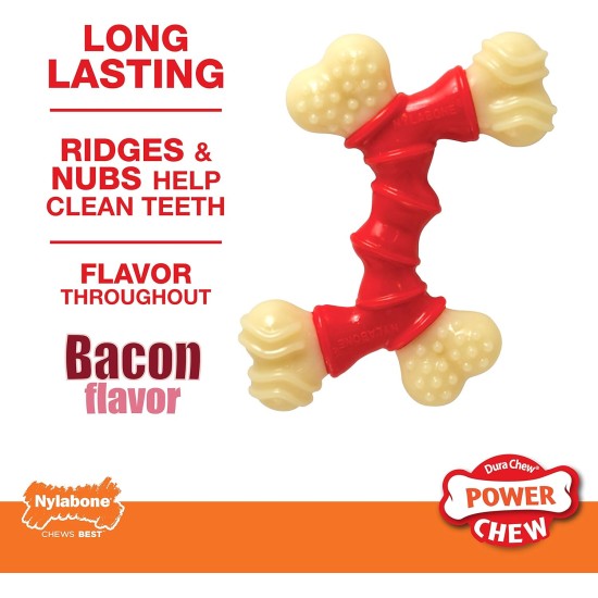 Interpet 982649 Nylabone Dura Chew Double Bend Chew Bone, Wolf, M Interpet 982649 Nylabone Dura Chew Double Bend Chew Bone, Wolf, M