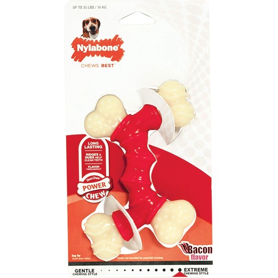 Interpet 982649 Nylabone Dura Chew Double Bend Chew Bone, Wolf, M Interpet 982649 Nylabone Dura Chew Double Bend Chew Bone, Wolf, M