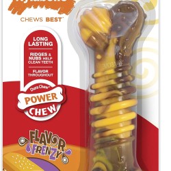 Interpet Nylabone Chew Toy for Extreme Chewers, Structural Bone Cattle and Cheese Flavour, M Interpet Nylabone Chew Toy for Extreme Chewers, Structural Bone Cattle and Cheese Flavour, M