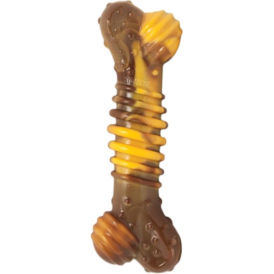 Interpet Nylabone Chew Toy for Extreme Chewers, Structural Bone Cattle and Cheese Flavour, M Interpet Nylabone Chew Toy for Extreme Chewers, Structural Bone Cattle and Cheese Flavour, M