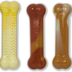 Nylabone 983611 Dura Power Chew, Flavour Frenzy Pack of 3, Corn, Grilled Chicken and Ice Cream Flavour, S Nylabone 983611 Dura Power Chew, Flavour Frenzy Pack of 3, Corn, Grilled Chicken and Ice Cream Flavour, S