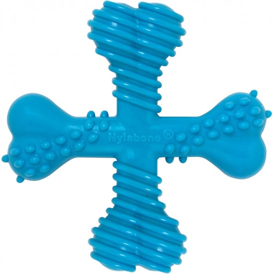 Nylabone 983770 Dura Power Chew, X-Shaped Bone, Beef Flavour, for Small Dogs (up to 11 kg), S