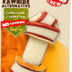 Nylabone 984101EU Raw Skin Alternative Knot Bone Beef Flavour for Medium Dogs (up to 16 kg) M Nylabone 984101EU Raw Skin Alternative Knot Bone Beef Flavour for Medium Dogs (up to 16 kg) M