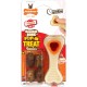 Nylabone 984654 Fillable Natural Rubber Chew Toy for Dogs, Bacon Flavour, Interactive Chew Toy, Hunting & Fetching, Suitable for Small Dogs (up to 11 kg), S