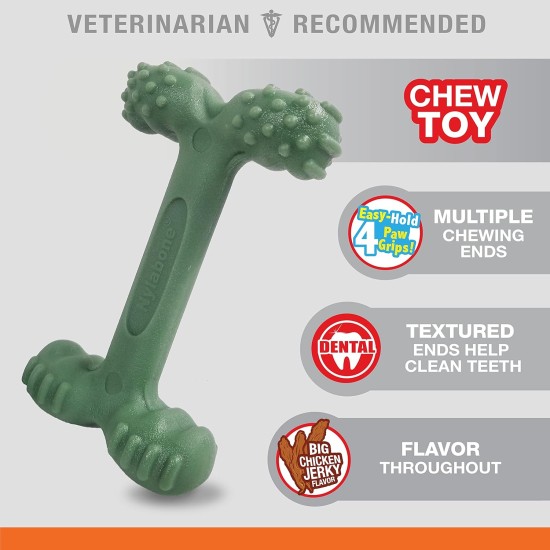 Nylabone 984654 Fillable Natural Rubber Chew Toy for Dogs, Bacon Flavour, Interactive Chew Toy, Hunting & Fetching, Suitable for Small Dogs (up to 11 kg), S Nylabone 984654 Fillable Natural Rubber Chew Toy for Dogs, Bacon Flavour, Interactive Chew Toy, Hunting & Fetching, Suitable for Small Dogs (up to 11 kg), S