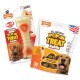 Nylabone 984654 Fillable Natural Rubber Chew Toy for Dogs, Bacon Flavour, Interactive Chew Toy, Hunting & Fetching, Suitable for Small Dogs (up to 11 kg), S