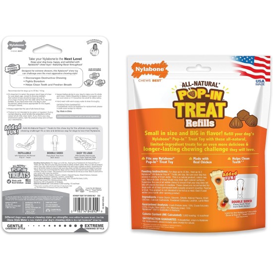Nylabone 984654 Fillable Natural Rubber Chew Toy for Dogs, Bacon Flavour, Interactive Chew Toy, Hunting & Fetching, Suitable for Small Dogs (up to 11 kg), S Nylabone 984654 Fillable Natural Rubber Chew Toy for Dogs, Bacon Flavour, Interactive Chew Toy, Hunting & Fetching, Suitable for Small Dogs (up to 11 kg), S