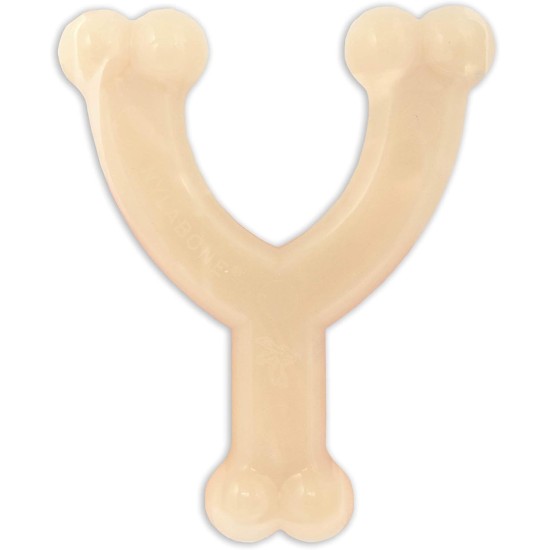 Nylabone 984718EU Fork Dog Bone, Bison Flavour, Chew Bone for Strong Chewing Dogs for Dogs up to 11 kg, S Nylabone 984718EU Fork Dog Bone, Bison Flavour, Chew Bone for Strong Chewing Dogs for Dogs up to 11 kg, S