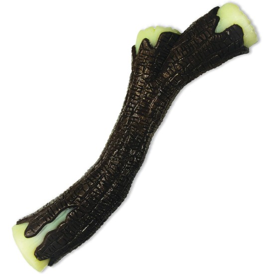 Nylabone 984776EU Dog Toy in Stick Shape, Bacon Flavour - Chew Bone for Strong Chewing Dogs for Dogs up to 23 kg +, XL Nylabone 984776EU Dog Toy in Stick Shape, Bacon Flavour - Chew Bone for Strong Chewing Dogs for Dogs up to 23 kg +, XL