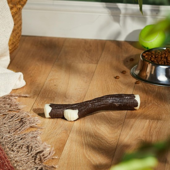 Nylabone 984776EU Dog Toy in Stick Shape, Bacon Flavour - Chew Bone for Strong Chewing Dogs for Dogs up to 23 kg +, XL Nylabone 984776EU Dog Toy in Stick Shape, Bacon Flavour - Chew Bone for Strong Chewing Dogs for Dogs up to 23 kg +, XL