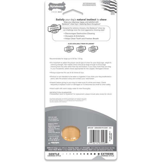 Nylabone Bacon Bone Dog Chew Souper Nylabone Bacon Bone Dog Chew Souper