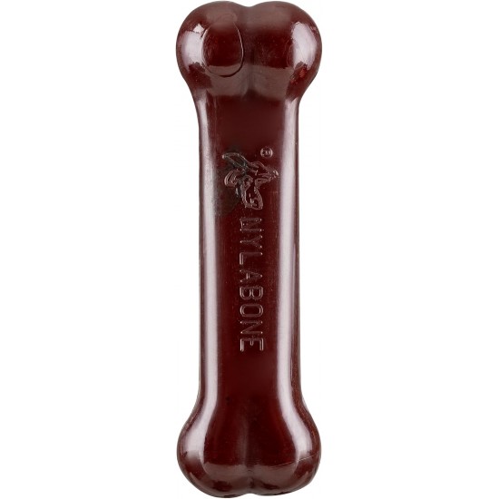 Nylabone, Basted Blast Extremely Strong Chew Nylon Dog Toy, Bone Shape, Durable Chew Bone, Bacon and Steak Flavour, Medium, for Dogs up to 16 kg Nylabone, Basted Blast Extremely Strong Chew Nylon Dog Toy, Bone Shape, Durable Chew Bone, Bacon and Steak Flavour, Medium, for Dogs up to 16 kg