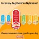 Nylabone, Basted Blast Extremely Strong Chew Nylon Dog Toy, Bone Shape, Durable Chew Bone, Bacon and Steak Flavour, Medium, for Dogs up to 16 kg Nylabone, Basted Blast Extremely Strong Chew Nylon Dog Toy, Bone Shape, Durable Chew Bone, Bacon and Steak Flavour, Medium, for Dogs up to 16 kg