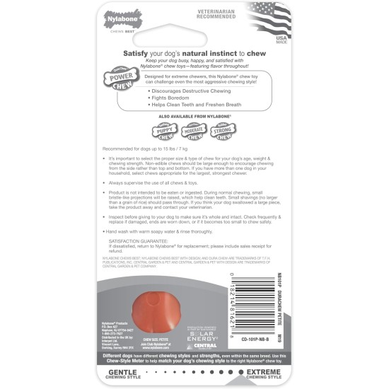 Nylabone Dura Bacon Chew, Medium Nylabone Dura Bacon Chew, Medium