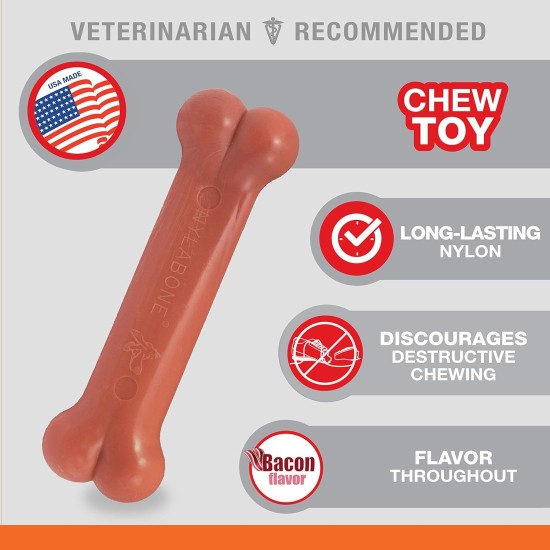 Nylabone Dura Bacon Chew, Medium Nylabone Dura Bacon Chew, Medium