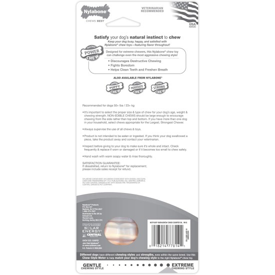 Nylabone Dura Bacon Chew, Medium Nylabone Dura Bacon Chew, Medium