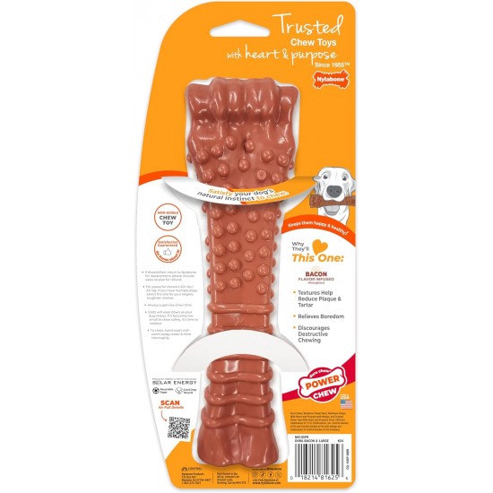 Nylabone Extreme Chew and Tooth Toy for Dogs, Dog Bones for Aggressive/Strong Chewing, Original Flavour, for Small Dogs up to 11 kg Nylabone Extreme Chew and Tooth Toy for Dogs, Dog Bones for Aggressive/Strong Chewing, Original Flavour, for Small Dogs up to 11 kg