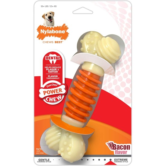Nylabone, Extreme Dental Care Chew Toy for Dogs, Multi-Texture Chew Toy for Strong Chewing Dogs, for Dogs up to 11 kg Nylabone, Extreme Dental Care Chew Toy for Dogs, Multi-Texture Chew Toy for Strong Chewing Dogs, for Dogs up to 11 kg