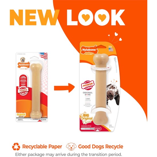 Nylabone Extreme Dog Chew and Tooth Toy Dog Bone Aggressive Strong Chewing Chicken Flavor Extra Large Dogs Over 50 lbs Monster Bone Nylabone Extreme Dog Chew and Tooth Toy Dog Bone Aggressive Strong Chewing Chicken Flavor Extra Large Dogs Over 50 lbs Monster Bone