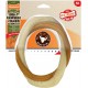Nylabone Extremely Durable Dog Chew Toy, Bully Stick Ring, Beef Flavour, Dirt-Free, Size M, for Dogs up to 16 kg - M