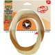 Nylabone Extremely Durable Dog Chew Toy, Bully Stick Ring, Beef Flavour, Dirt-Free, Size M, for Dogs up to 16 kg - M Nylabone Extremely Durable Dog Chew Toy, Bully Stick Ring, Beef Flavour, Dirt-Free, Size M, for Dogs up to 16 kg - M