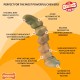 Nylabone, Extremely Strong Chewing Effect, Alligator Tail, Dog Toy Made of Durable Nylon, Chicken Flavour, Large, for Dogs up to 23 kg Nylabone, Extremely Strong Chewing Effect, Alligator Tail, Dog Toy Made of Durable Nylon, Chicken Flavour, Large, for Dogs up to 23 kg