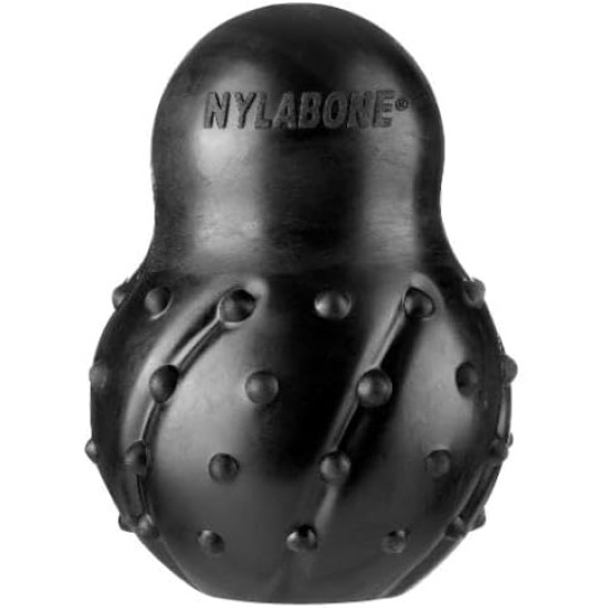 Nylabone Max Strength Rubber Cone Dog Chew Toy, Beef Flavour, Stuff with Treats, Large, for Dogs 0-23 kg Nylabone Max Strength Rubber Cone Dog Chew Toy, Beef Flavour, Stuff with Treats, Large, for Dogs 0-23 kg
