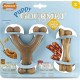 Nylabone Maximum Strength Tough Extreme Puppy Gourmet Bone Chew Toy, Adult Teeth, Continuous with Chicken and Peanut Butter, Small, for Puppies 0-11 kg, Twin Pack Nylabone Maximum Strength Tough Extreme Puppy Gourmet Bone Chew Toy, Adult Teeth, Continuous with Chicken and Peanut Butter, Small, for Puppies 0-11 kg, Twin Pack