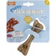 Nylabone Maximum Strength Tough Extreme Puppy Gourmet Bone Chew Toy, Adult Teeth, Continuous with Chicken and Peanut Butter, Small, for Puppies 0-11 kg, Twin Pack Nylabone Maximum Strength Tough Extreme Puppy Gourmet Bone Chew Toy, Adult Teeth, Continuous with Chicken and Peanut Butter, Small, for Puppies 0-11 kg, Twin Pack