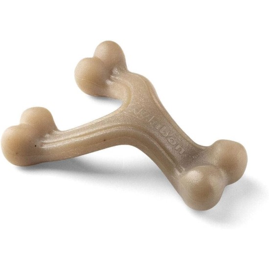 Nylabone Maximum Strength Tough Extreme Puppy Gourmet Bone Chew Toy, Adult Teeth, Continuous with Chicken and Peanut Butter, Small, for Puppies 0-11 kg, Twin Pack Nylabone Maximum Strength Tough Extreme Puppy Gourmet Bone Chew Toy, Adult Teeth, Continuous with Chicken and Peanut Butter, Small, for Puppies 0-11 kg, Twin Pack
